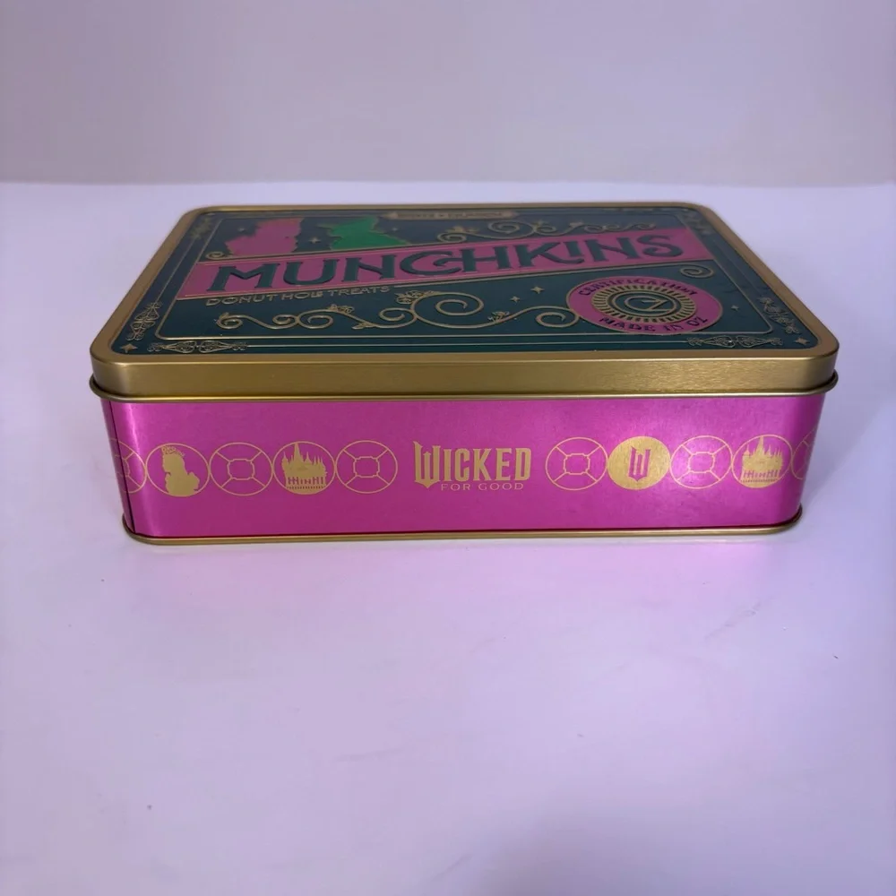 Wicked x Dunkin' Munchkins Green Tin Box‎